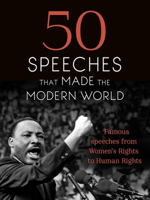 cover image of 50 Speeches that Made the Modern World